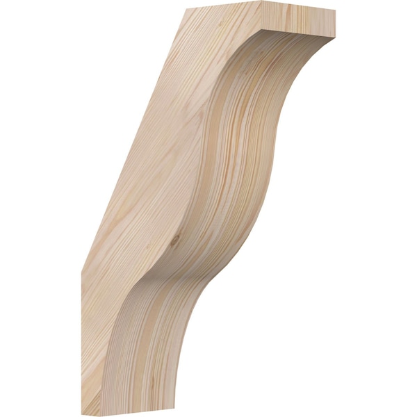 Ekena Millwork 5 1/2"W x 12"D x 20"H Funston Smooth Knee Brace, Douglas Fir BRC06X12X20FST00SDF - main